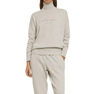 Brunello Cucinelli Womens Beige Cashmere Sweater Clothing