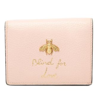 Gucci Pre-owned Gucci Calfskin Blind for Love Compact Wallet Ladies V2YXZI6NON3JBZQL