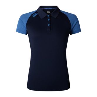 Canterbury Of New Zealand Dames Elite Polo Shirt (Marine/True Navy Marl)