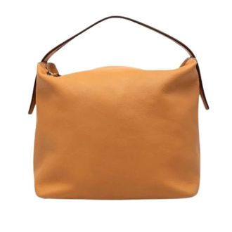 Loewe Pre-owned Leren Handtas - Dames - Pre-owned - Bruin - Maat: ONE Size Leer