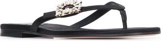 Roger Vivier Flip Flop Mule Heel - Black