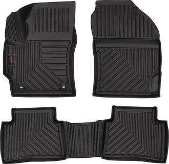 OEM Alfombrillas De Goma 3d Para Coche: Toyota Corolla E21 (hatchback, 2019-) - Borde De 5 Cm