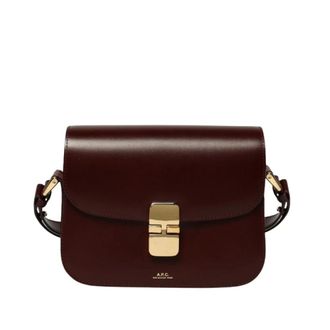 A.P.C. Cross Body Bags, female, Red, ONE SIZE, Bordeaux Bags Collection