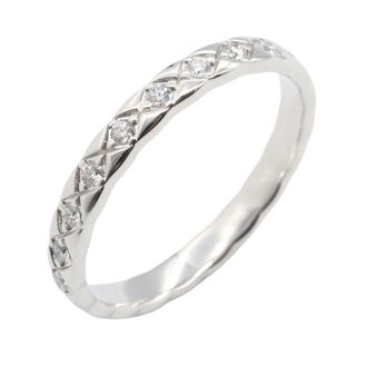 Chanel Silver Clear White Gold (18K) Band Ring (Pre-Owned)