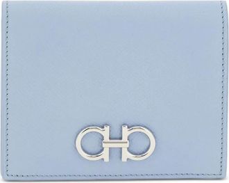 Ferragamo buckle-detail wallet - Blue
