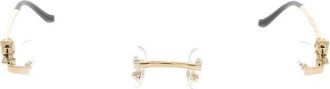 Cartier Optical Frame - unisex - Brillen - Geel - ONE Size - Accessoires