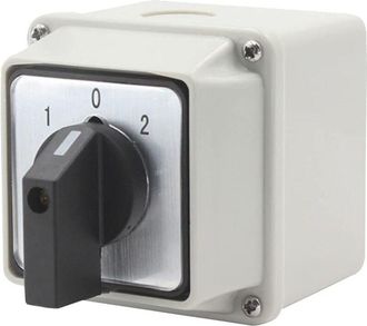 OEM Interrupteur Rotatif - 3 Positions - 12 Bornes - &Eacute;tanche Ip65 - 380 V - 20 A - 1 Pi&egrave;ce