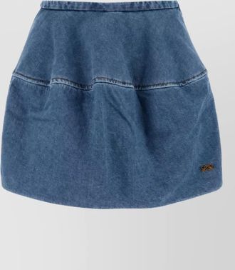 Loewe denim mini skirt