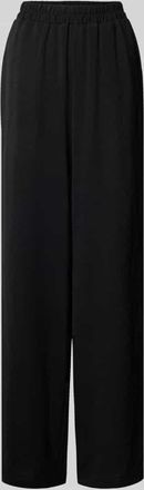 Pieces Weite Hose in Cr&ecirc;pe-Verarbeitung Modell TIFFANY in Black, Gr&ouml;&szlig;e XL