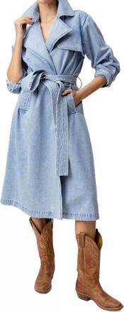 Sundays Maxine Coat In Light Wash