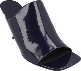 Ferragamo Era Patent Leather Mule Sandal in Blue at Nordstrom Rack, Size 10.5