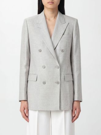 Tagliatore Blazer doppiopetto in misto lino e cotone con rever a lancia