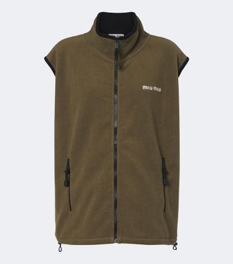 Miu Miu Fleece vest