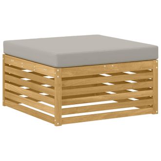 vidaXL Reposapi&eacute;s De Exterior Madera De Acacia S&oacute;lida Blanco Vidaxl