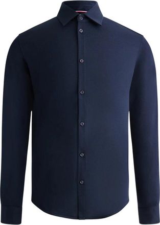 Fusalp Larson Lange Mouw Shirt - Heren - Casual Overhemden - Blauw - 2XL - Katoen - Overhemden
