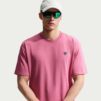 Nike Mens Dri-FIT Loose Golf T-Shirt in Pink | IH2059-641
