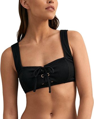 Reiss Dee Textured Bikini Bottom