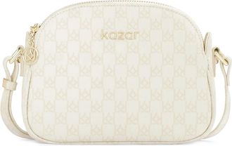 Kazar monogramleren crossbody - Dames - Schoudertassen - Wit - ONE Size - Leer - Tassen