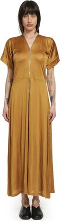 Christophe Lemaire Jersey Zip Midi Dress