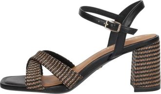 Tamaris Sandalen Hak - Dames - Sandalen met hakken - Zwart - 37 EU - Schoenen