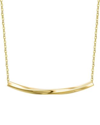 Genevive 14K Plated Statement Necklace