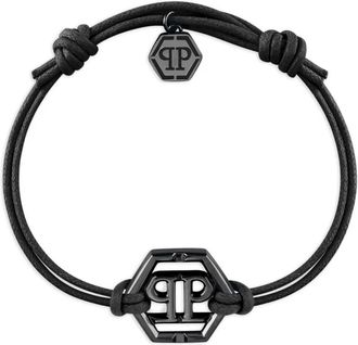 Philipp Plein Bracciale Friendship in acciaio inossidabile - Nero