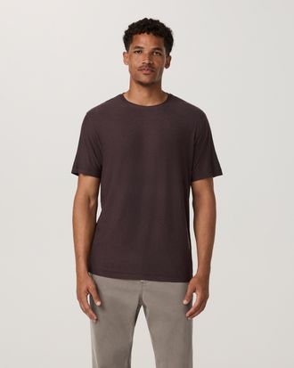 Vuori Clothing Strato Tech T-Shirt | French Roast Heather | XS, Size Extra Small