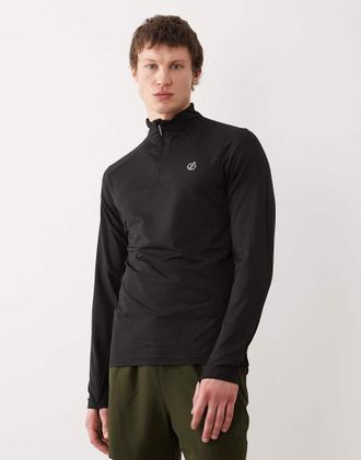 Dare 2B Power Up IV - T-shirt in jersey nero catarifrangente quick dry