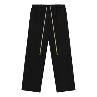 Fear of God SS25 Relaxed Brushed Sweatpants Black 130HO244700F