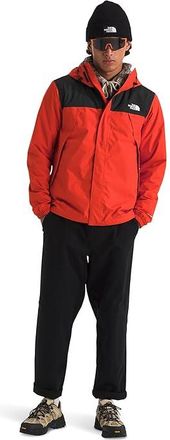 The North Face Antora Jacket Mens Clothing Lava Red/Tnf Black : 3XL, Nylon/Polyester