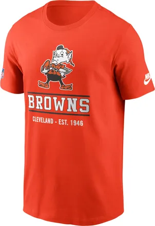 Nike Cleveland Browns Essential Nike Mens Dri-FIT NFL T-Shirt in Orange | 02ET89LQ93-TC1