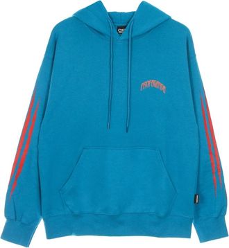 PROPAGANDA Turquoise Lichtgewicht Hoodie Grizzly - Heren - Hoodies - Blauw - XL - Katoen - Hoodies & sweatvesten