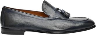 Doucal's Loafer Blu - Heren - Loafers - Blauw - 40 EU - Leer - Schoenen