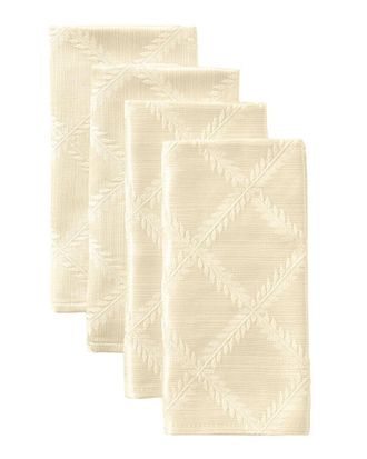 Lenox Set Of 4 Laurel Leaf Napkins