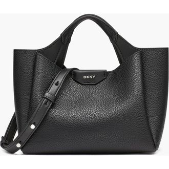 DKNY Willa Mini Satchel in Black/silver at Nordstrom
