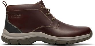 Clarks mens Walpath Chukka, Brown Leather, 11.5