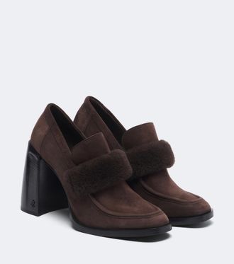 Jimmy Choo London Salones Tylor de ante con borrego