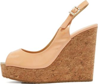 Jimmy Choo London Sandali Prova con zeppa 120mm - Arancione
