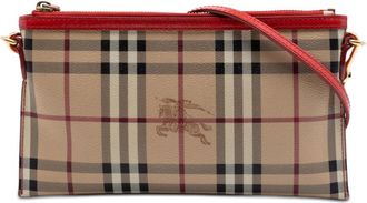 Burberry Pre-owned Burberry Haymarket Check Coated Canvas Peyton Crossbody Ladies CBM2Z6UU3K27022J