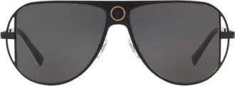 Versace Grey Pilot Mens Sunglasses VE2212 100987 57