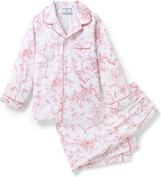 Petite Plume Two-Piece Cotton Blend Pajamas in Pink at Nordstrom, Size 12-18M