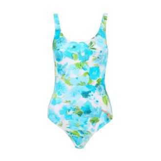 Chlo&eacute; Printed Swimsuit - female - Chlo&eacute; - Swimsuits - Blue - XS - Swimwear