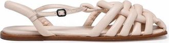 Hereu Flat Leather Sandals - Pink