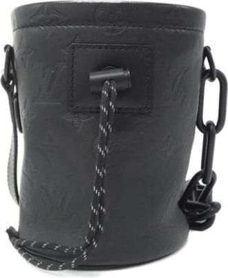 Louis Vuitton Pre-owned Cross Body Bags, female, Black, Size: ONE SIZE Pre-owned Leather louis-vuitton-bags