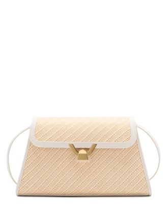 Coccinelle Dew medium schoudertas - Beige