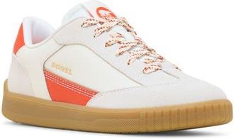 Sorel Ona Drift Lace-Up Sneaker in Sea Salt/Crimson Fire at Nordstrom, Size 10.5