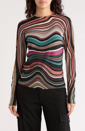 Desigual Long Sleeve Knit Top in Orange at Nordstrom Rack, Size Medium