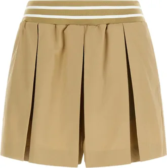 Moschino Beige Cotton Bermuda Womens Shorts