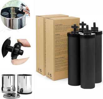 Elle 2 Uds Filtros De Agua De Repuesto Para Sistema De Filtraci&oacute;n Por Gravedad Filtros De Repuesto Para Purificador De Agua