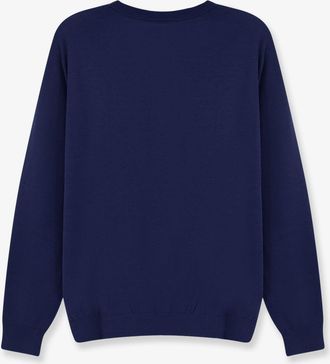 Aspesi Womens Sweater Cotton-Silk-Linen Blue